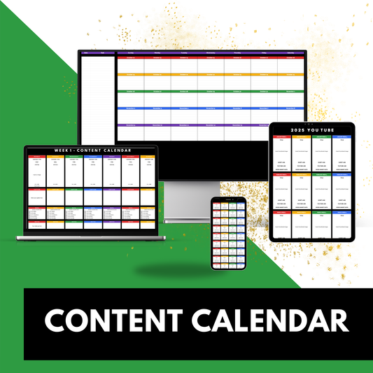 Google Sheet Content Calendar Template